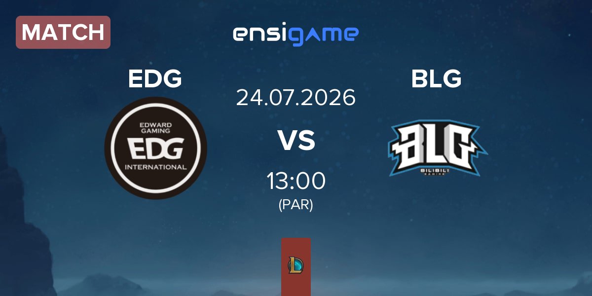Match EDward Gaming EDG vs Bilibili Gaming BLG | 24.07