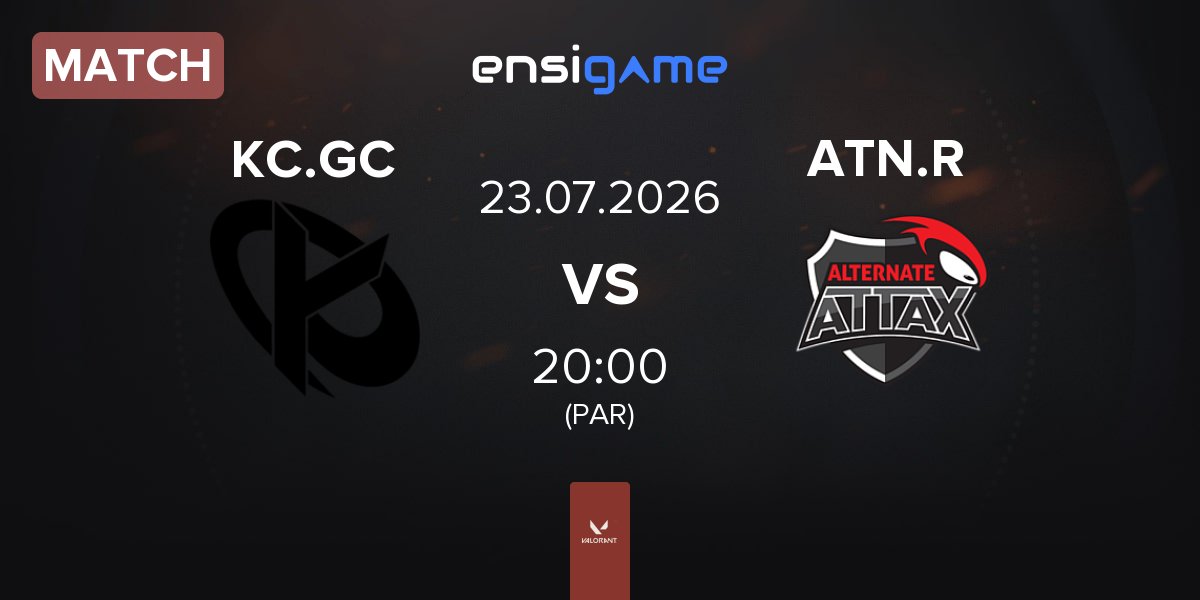 Match Karmine Corp GC KC.GC vs ALTERNATE aTTaX Ruby ATN.R | 23.07
