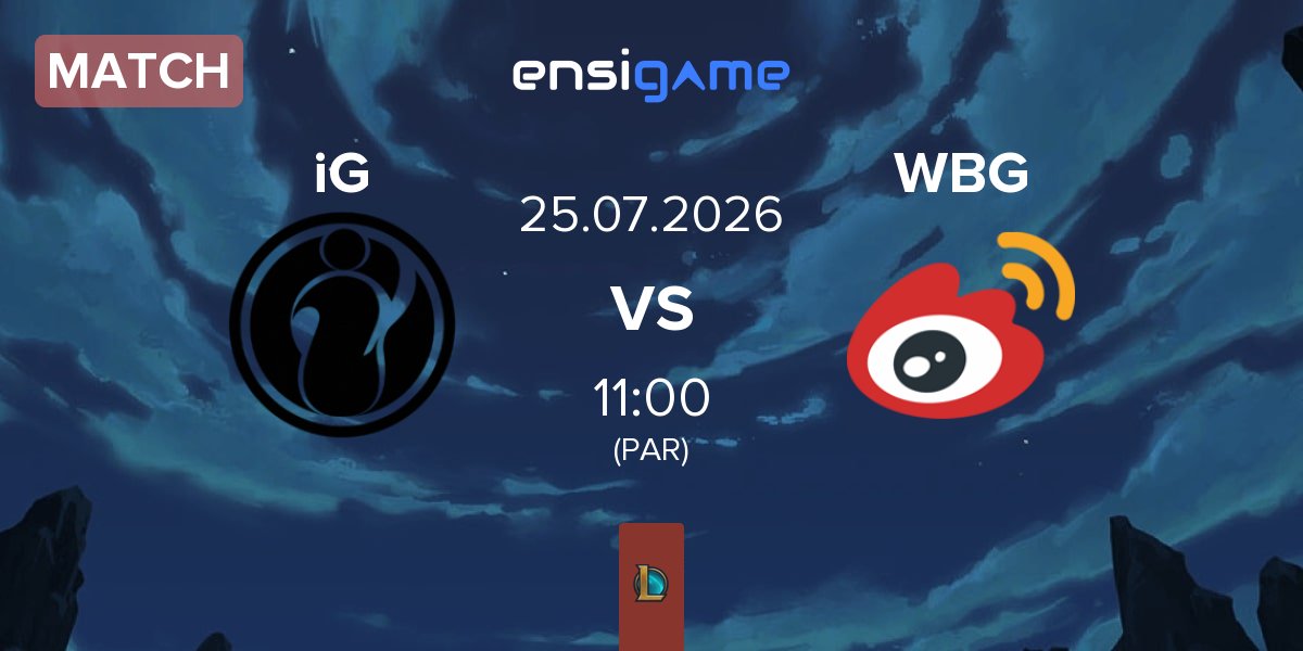 Match Invictus Gaming iG vs Weibo Gaming WBG | 25.07