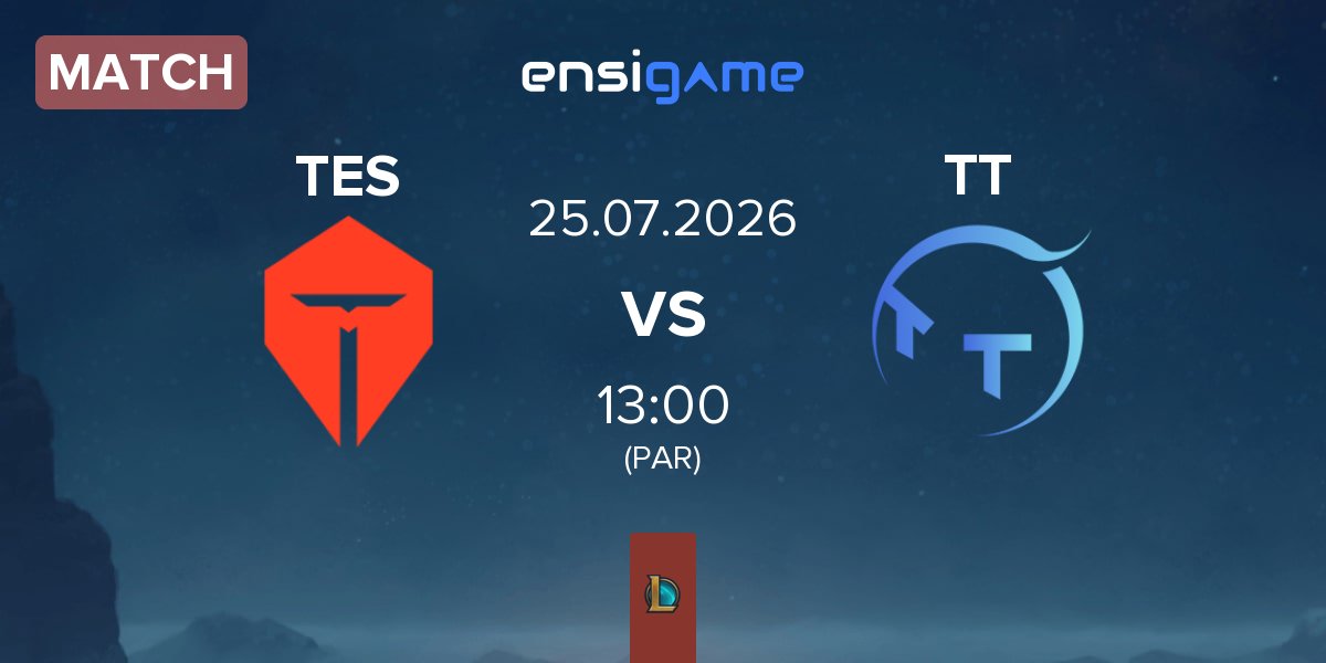 Match TOP Esports TES vs ThunderTalk Gaming TT | 25.07