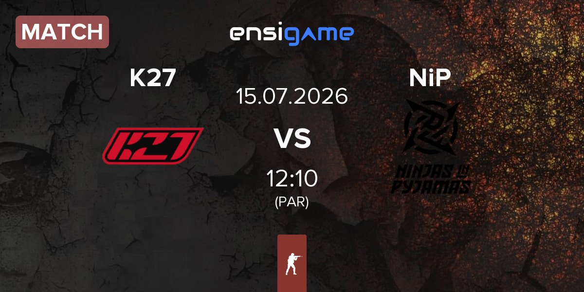 Match K27 vs Ninjas in Pyjamas NiP | 15.07