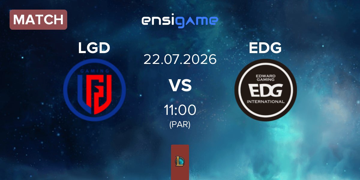Match LGD Gaming LGD vs EDward Gaming EDG | 22.07