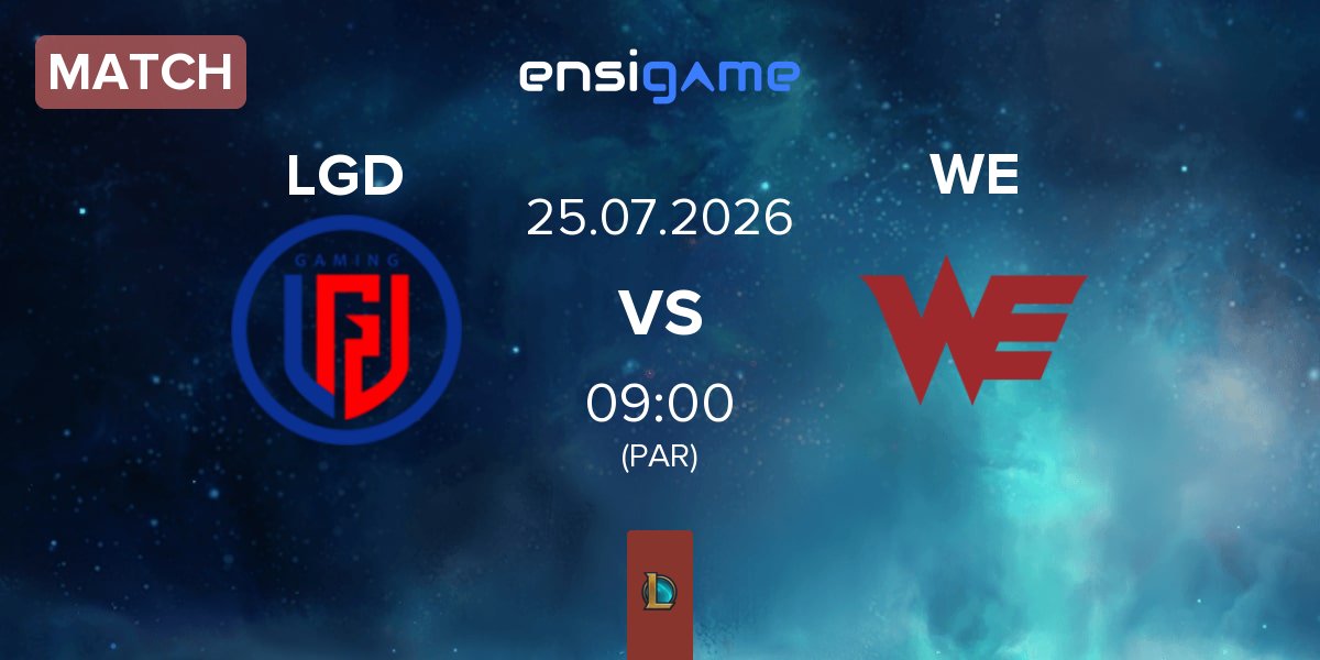 Partida LGD Gaming LGD vs Team WE WE | 25.07
