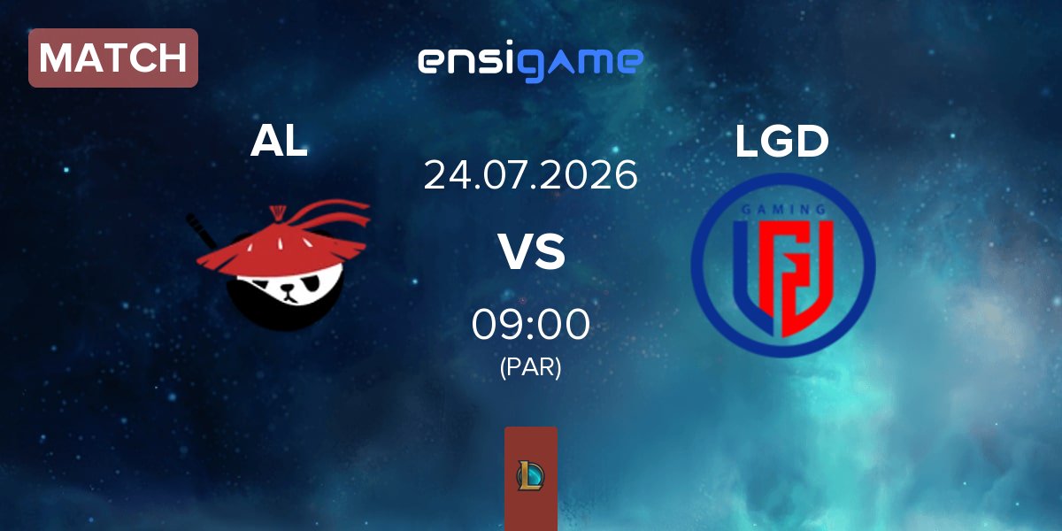 Match Anyone's Legend AL vs LGD Gaming LGD | 24.07