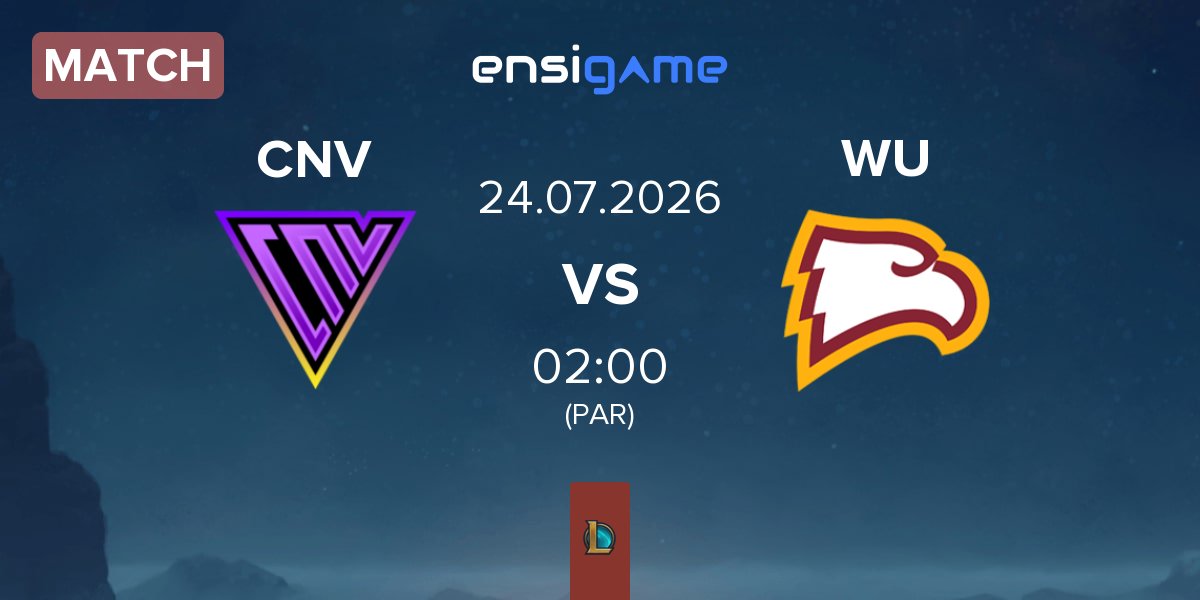 Partida Conviction CNV vs Winthrop University WU | 24.07