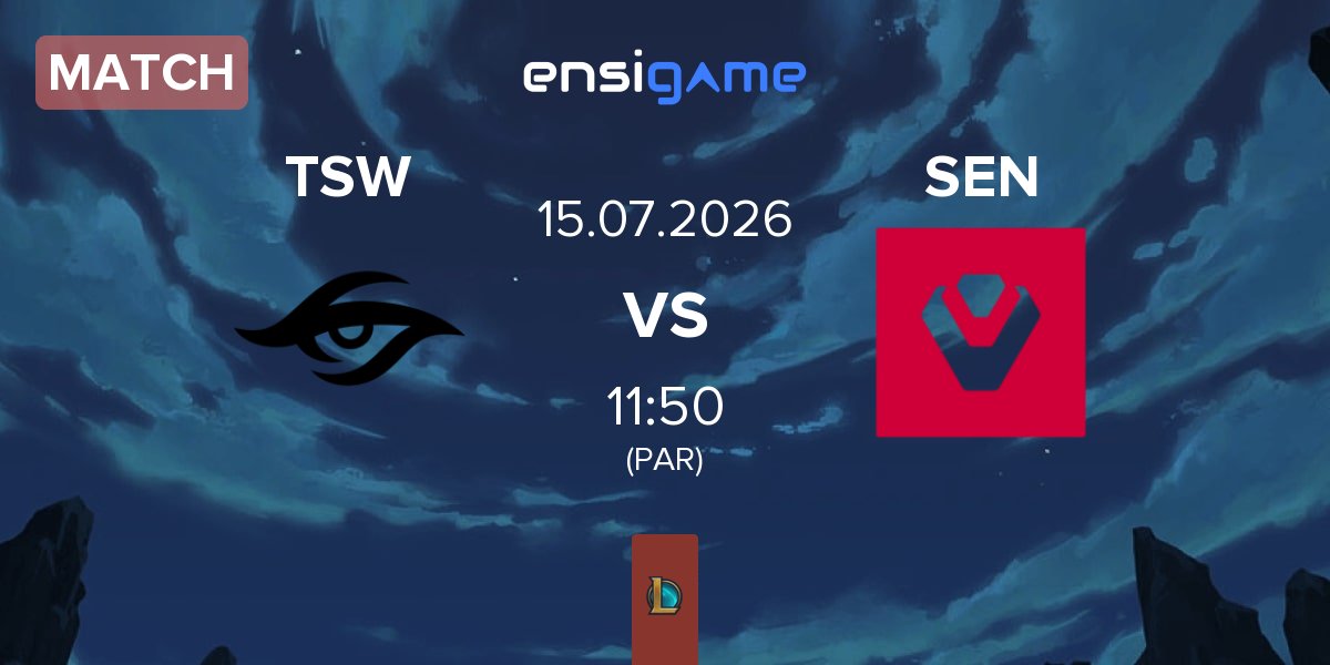 Partida Team Secret Whales TSW vs Sentinels SEN | 15.07