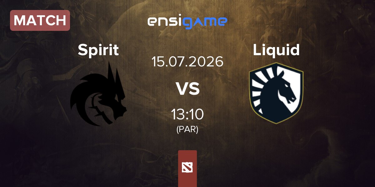 Match Team Spirit Spirit vs Team Liquid Liquid | 15.07