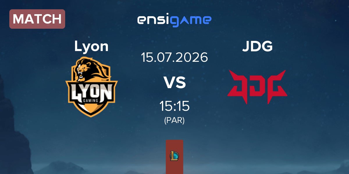 Match Lyon Gaming Lyon vs JD Gaming JDG | 15.07