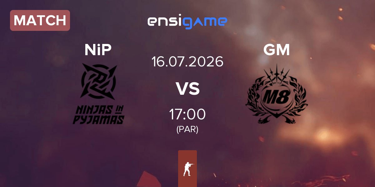 Match Ninjas in Pyjamas NiP vs Gentle Mates GM | 16.07