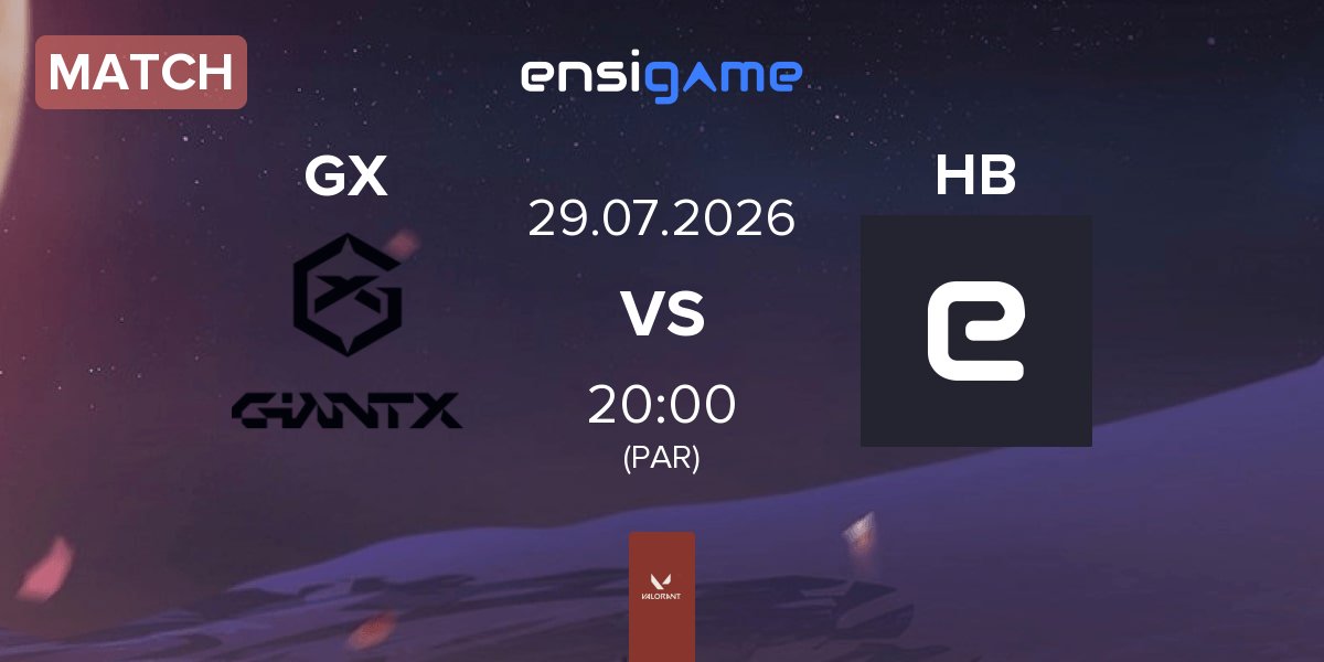 Match GIANTX GC GX vs Habos Babos HB | 29.07