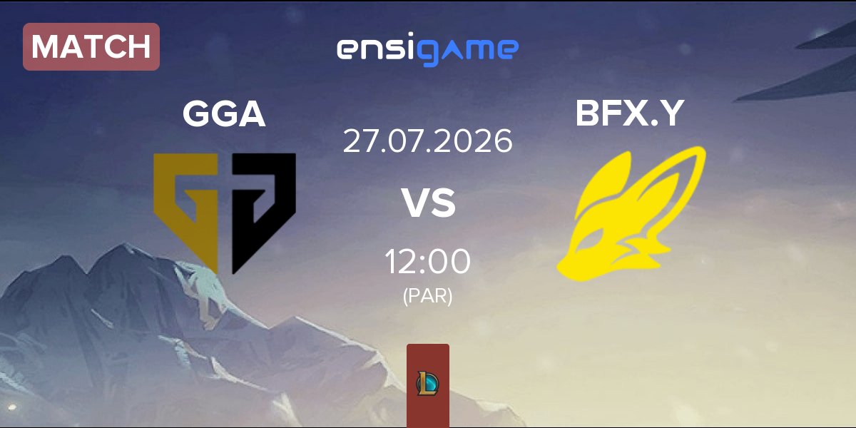 Match Gen.G Global Academy GGA vs BNK FearX Youth BFX.Y | 27.07