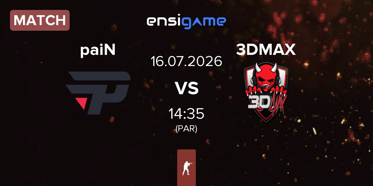 Match paiN Gaming paiN vs 3DMAX | 16.07