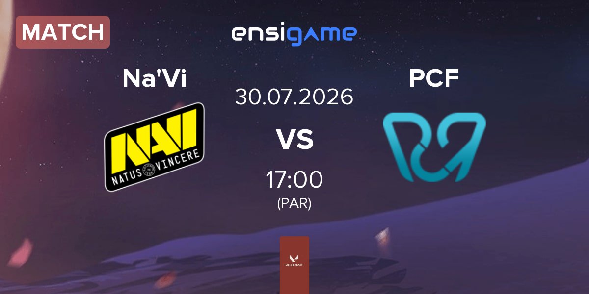 Match Natus Vincere Na'Vi vs Pcific Esports PCF | 30.07