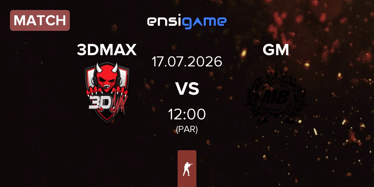 Match 3DMAX vs Gentle Mates GM | 17.07