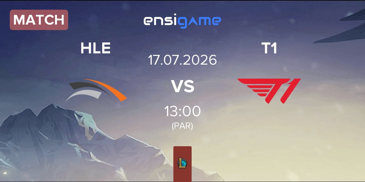 Partida Hanwha Life Esports HLE vs T1 | 17.07