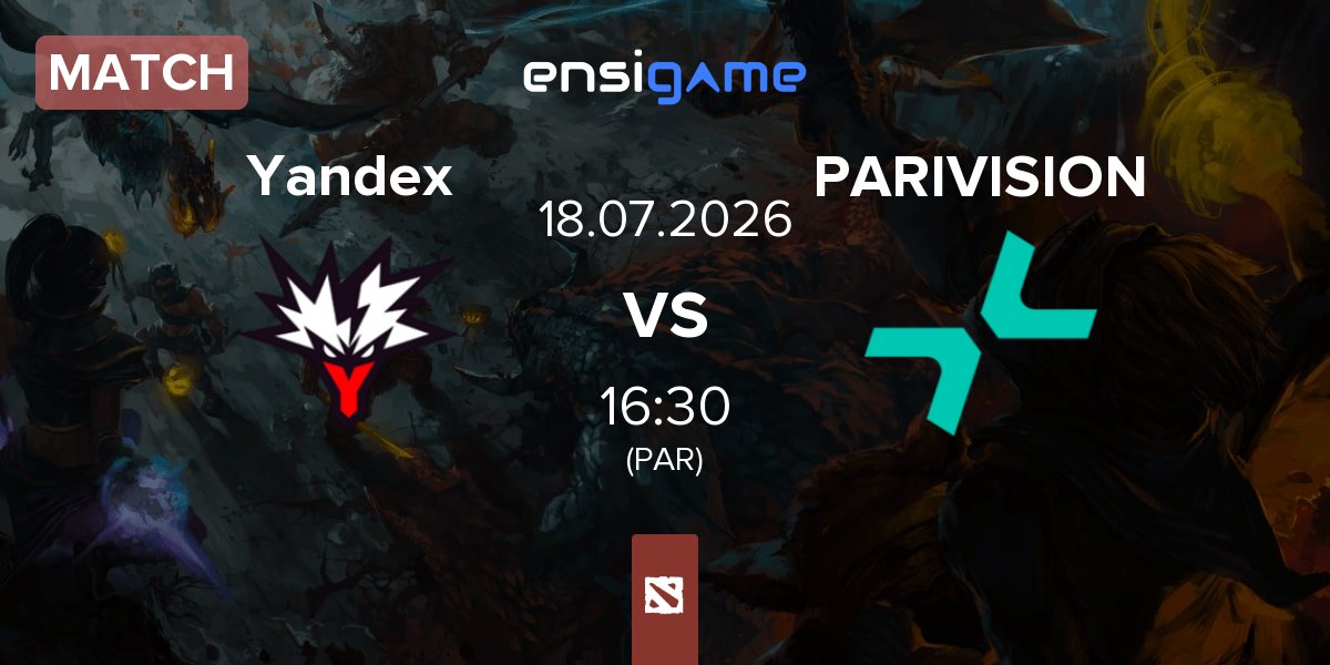 Partida Team Yandex Yandex vs PARIVISION | 18.07