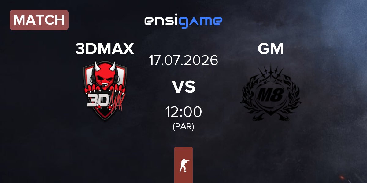 Match 3DMAX vs Gentle Mates GM | 17.07