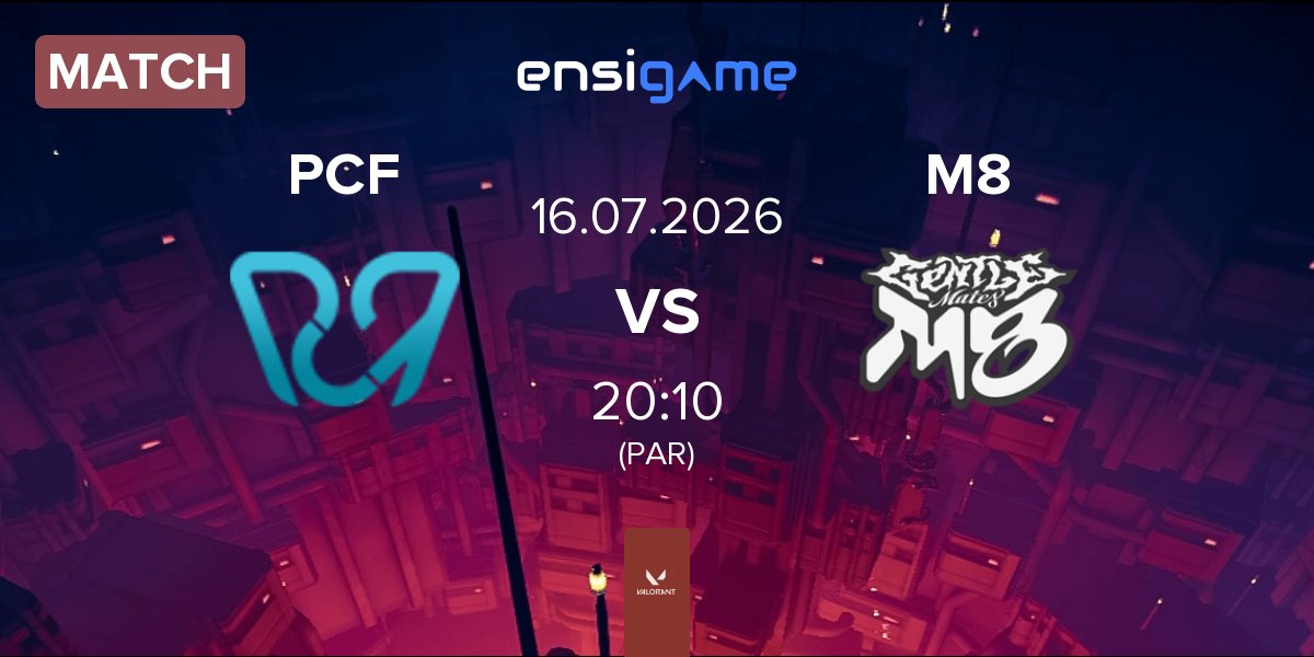 Match Pcific Esports PCF vs Gentle Mates M8 | 16.07