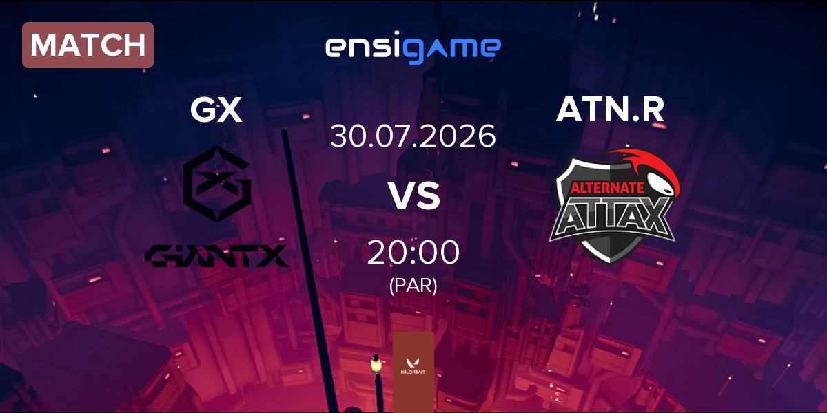 Match GIANTX GC GX vs ALTERNATE aTTaX Ruby ATN.R | 30.07