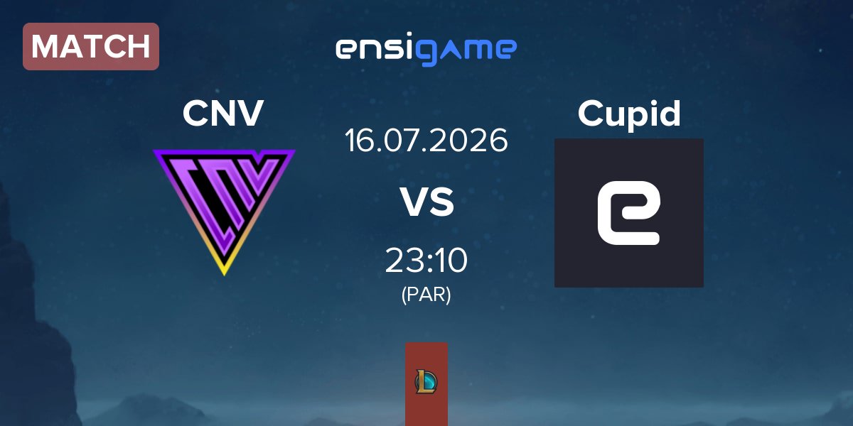 Partida Conviction CNV vs Cupid Esports Cupid | 16.07