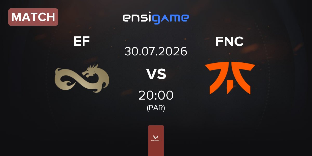 Match Eternal Fire EF vs Fnatic FNC | 30.07