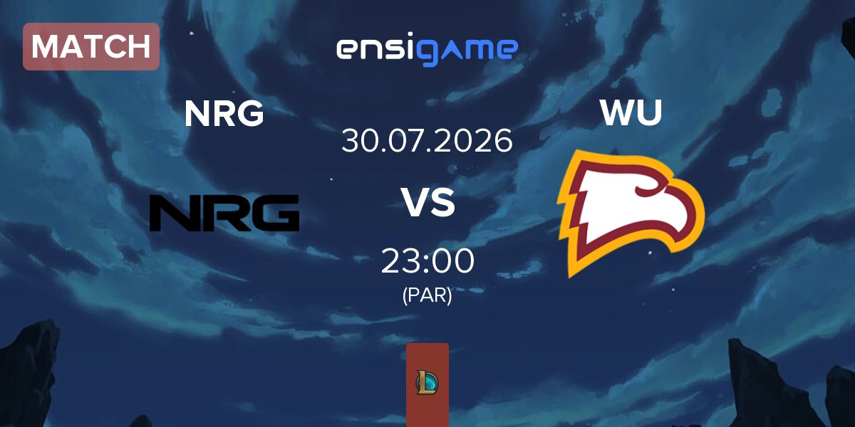 Match NRG Esports NRG vs Winthrop University WU | 30.07