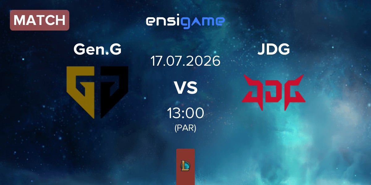 Partida Gen.G Esports Gen.G vs JD Gaming JDG | 17.07