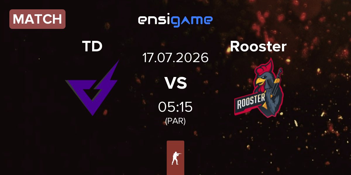 Partida THUNDER dOWNUNDER TD vs Rooster | 17.07