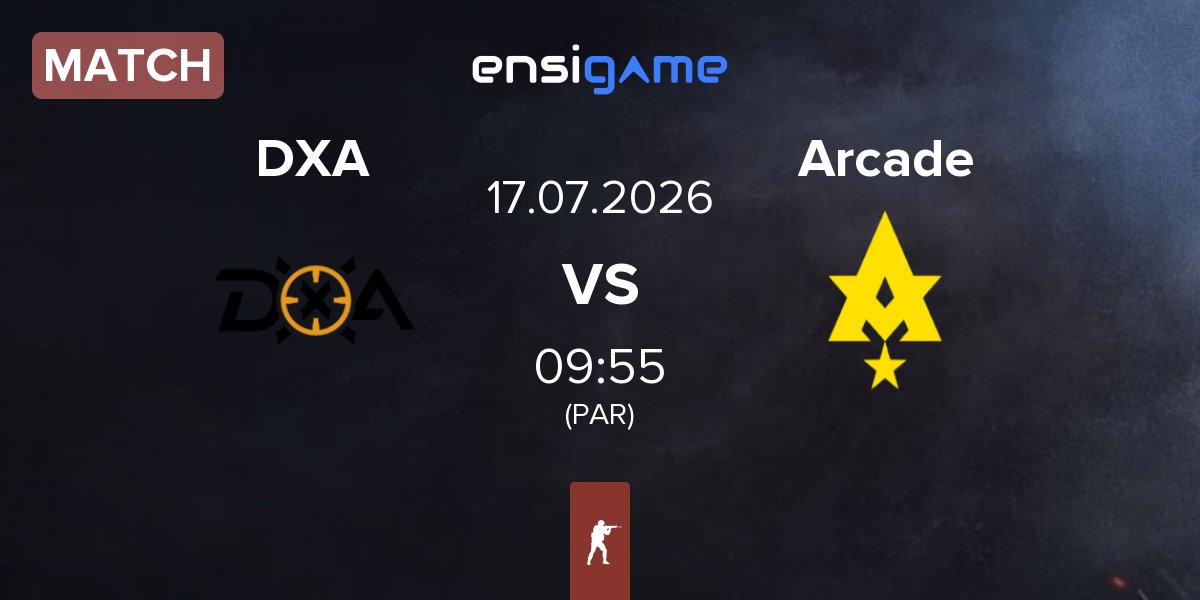 Partida DXA Esports DXA vs Arcade Esports Arcade | 17.07
