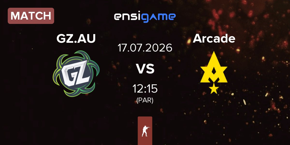 Partida Ground Zero.AU GZ.AU vs Arcade Esports Arcade | 17.07