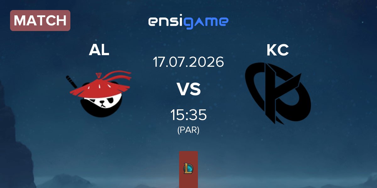 Match Anyone's Legend AL vs Karmine Corp KC | 17.07