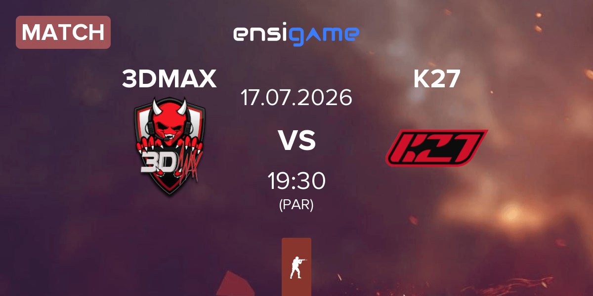 Match 3DMAX vs K27 | 17.07