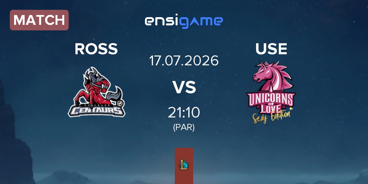 Match ROSSMANN Centaurs ROSS vs Unicorns of Love Sexy Edition USE | 17.07