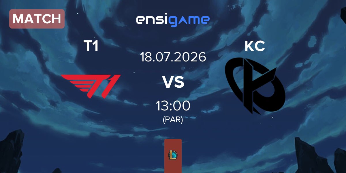 Match T1 vs Karmine Corp KC | 18.07