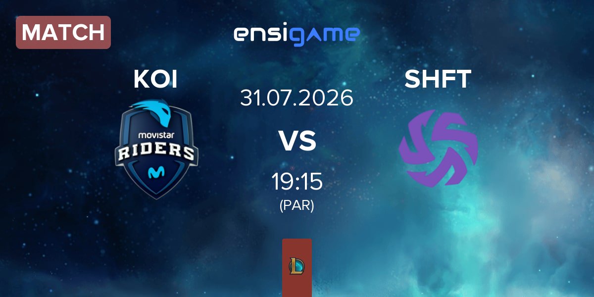 Match Movistar KOI KOI vs Shifters SHFT | 31.07
