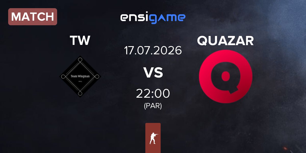 Partida Team Wingman TW vs Team QUAZAR QUAZAR | 17.07