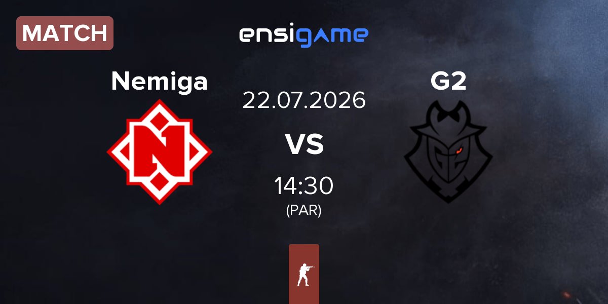 Match Nemiga Gaming Nemiga vs G2 Esports G2 | 22.07