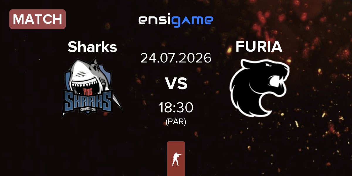 Partida Sharks Esports Sharks vs FURIA Esports FURIA | 24.07