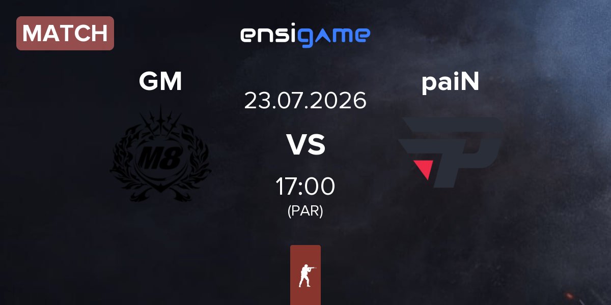 Match Gentle Mates GM vs paiN Gaming paiN | 23.07