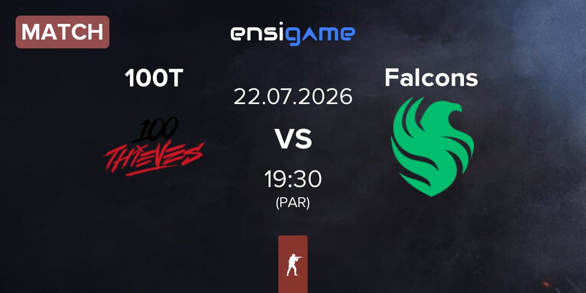 Partida 100 Thieves 100T vs Team Falcons Falcons | 22.07