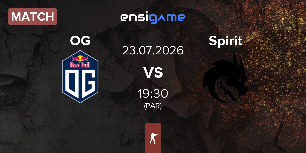 Match OG Gaming OG vs Team Spirit Spirit | 23.07