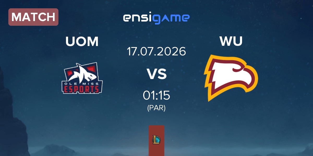 Partida University of Mississippi UOM vs Winthrop University WU | 17.07