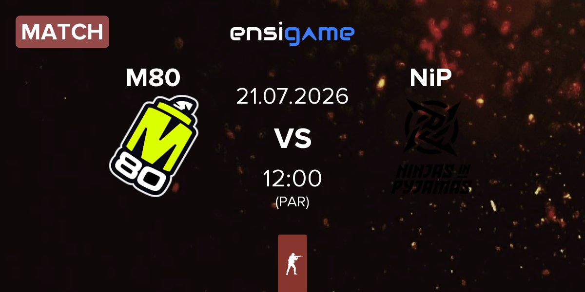 Match M80 vs Ninjas in Pyjamas NiP | 21.07