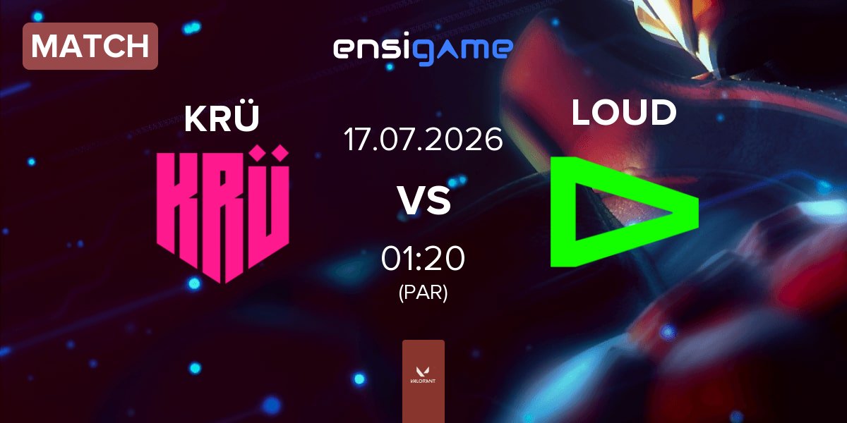Partida KRÜ Esports KRÜ vs LOUD | 17.07