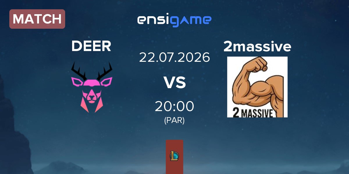 Match Deer Gaming DEER vs 2 Massive 2M | 22.07