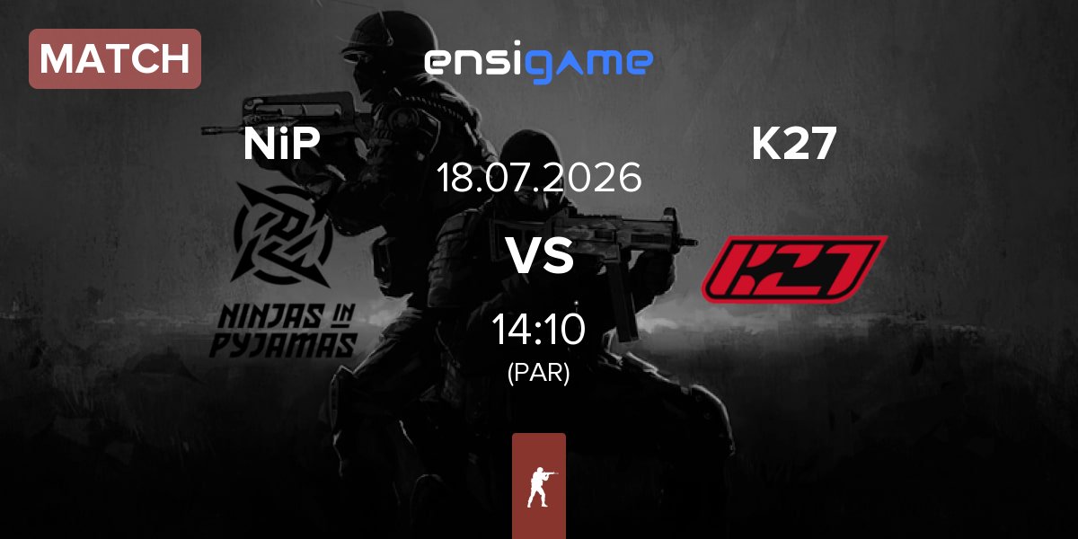 Partida Ninjas in Pyjamas NiP vs K27 | 18.07