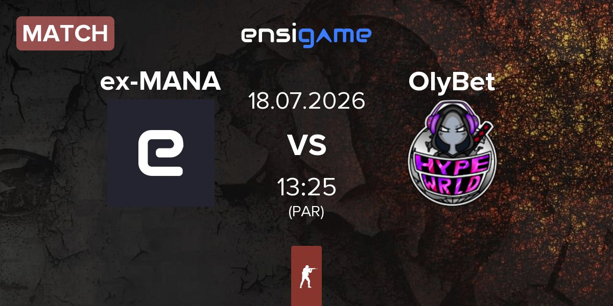 Match ex-MANA eSports ex-MANA vs OlyBet | 18.07