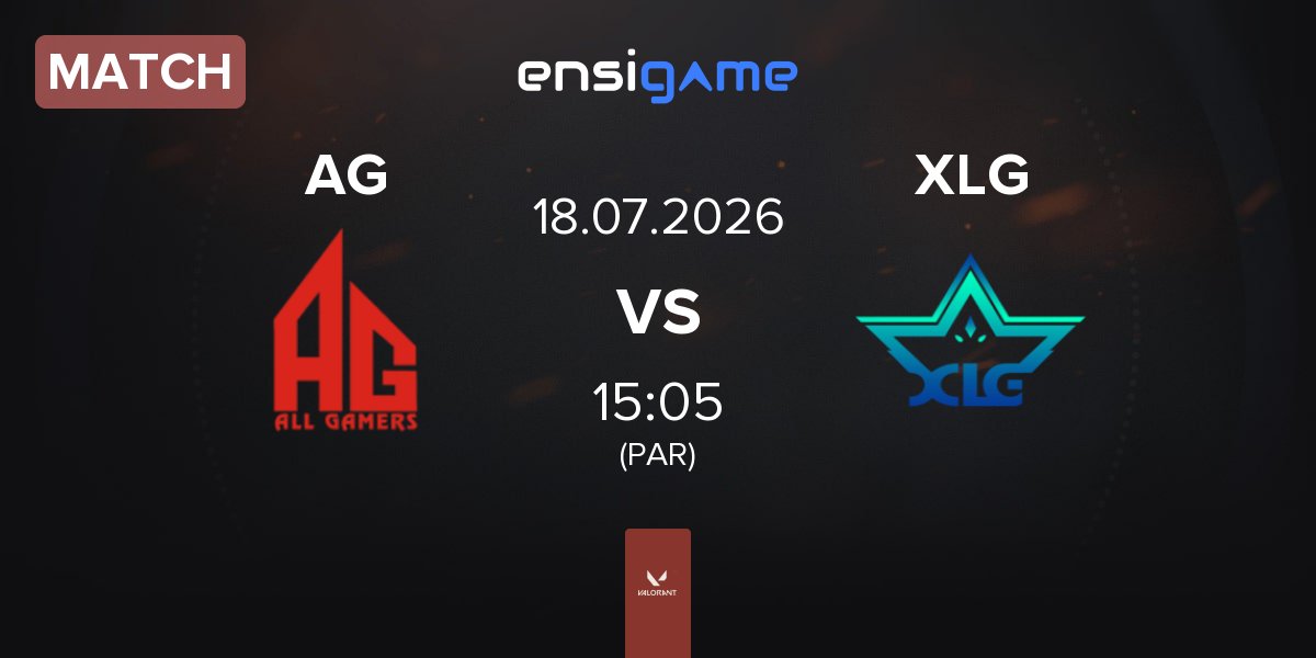 Match ALL GAMERS AG vs XLG Esports XLG | 18.07