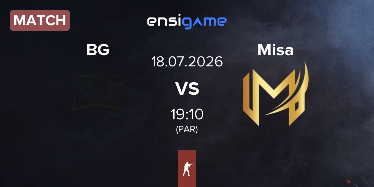 Match benched gods BG vs Misa Esports Misa | 18.07