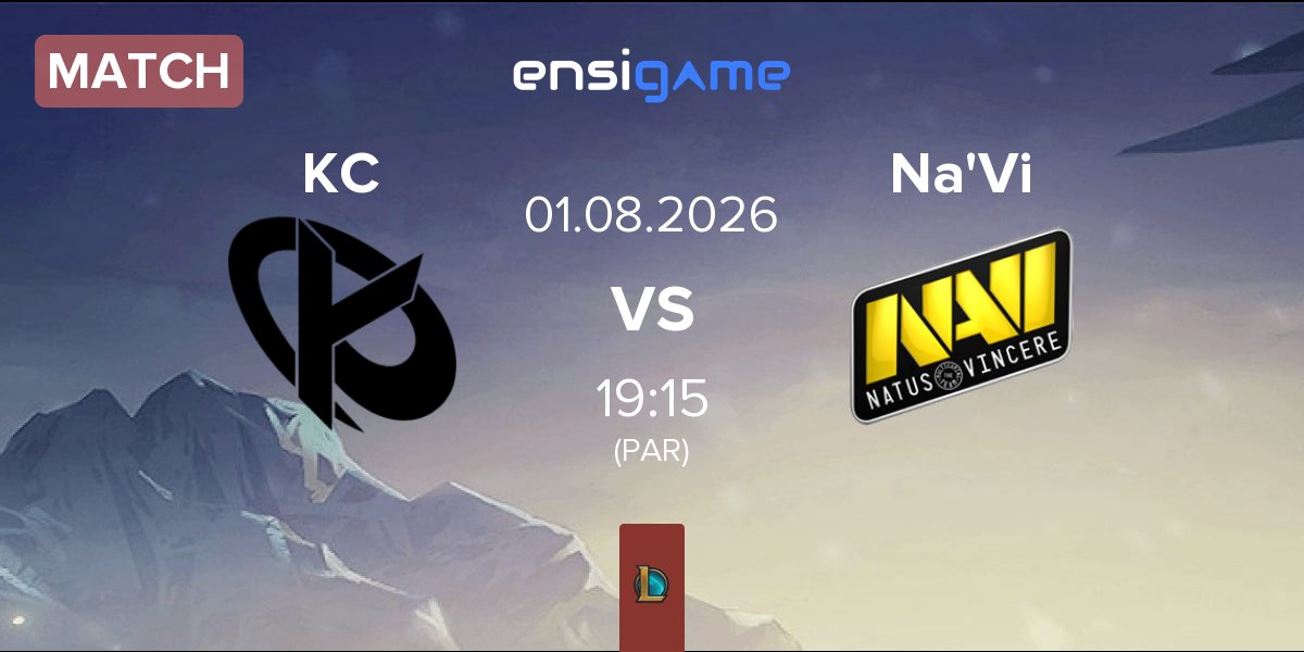 Match Karmine Corp KC vs Natus Vincere Na'Vi | 01.08